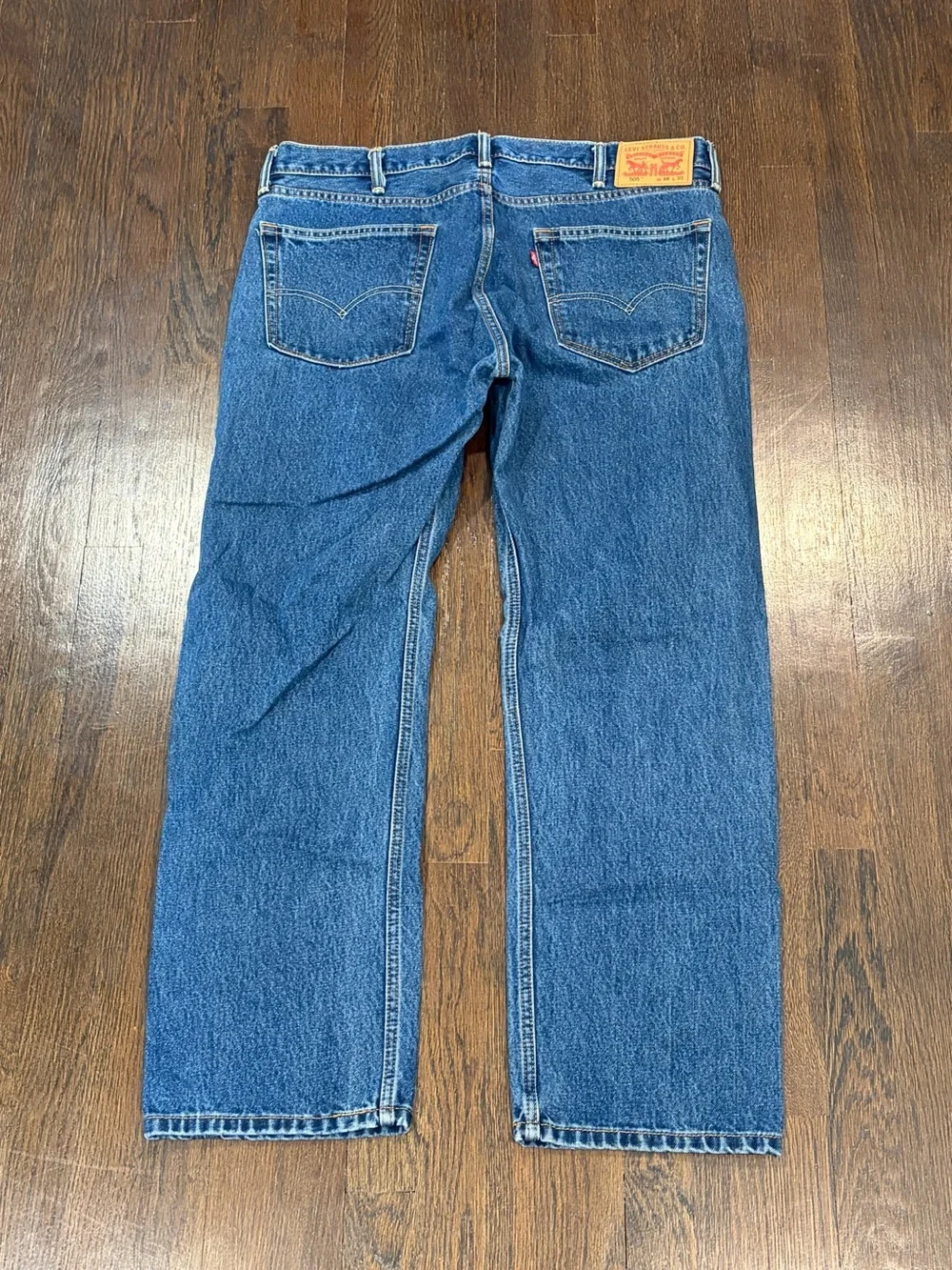 Levi's 505 blue baggy jeans